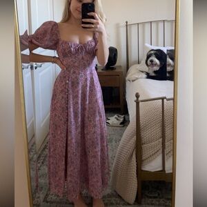 For Love and Lemons XS floral midi dress